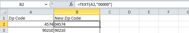 Excel Removes Leading Zeros From My Zip Code Data When I Export To .CSV How Do I Fix That?