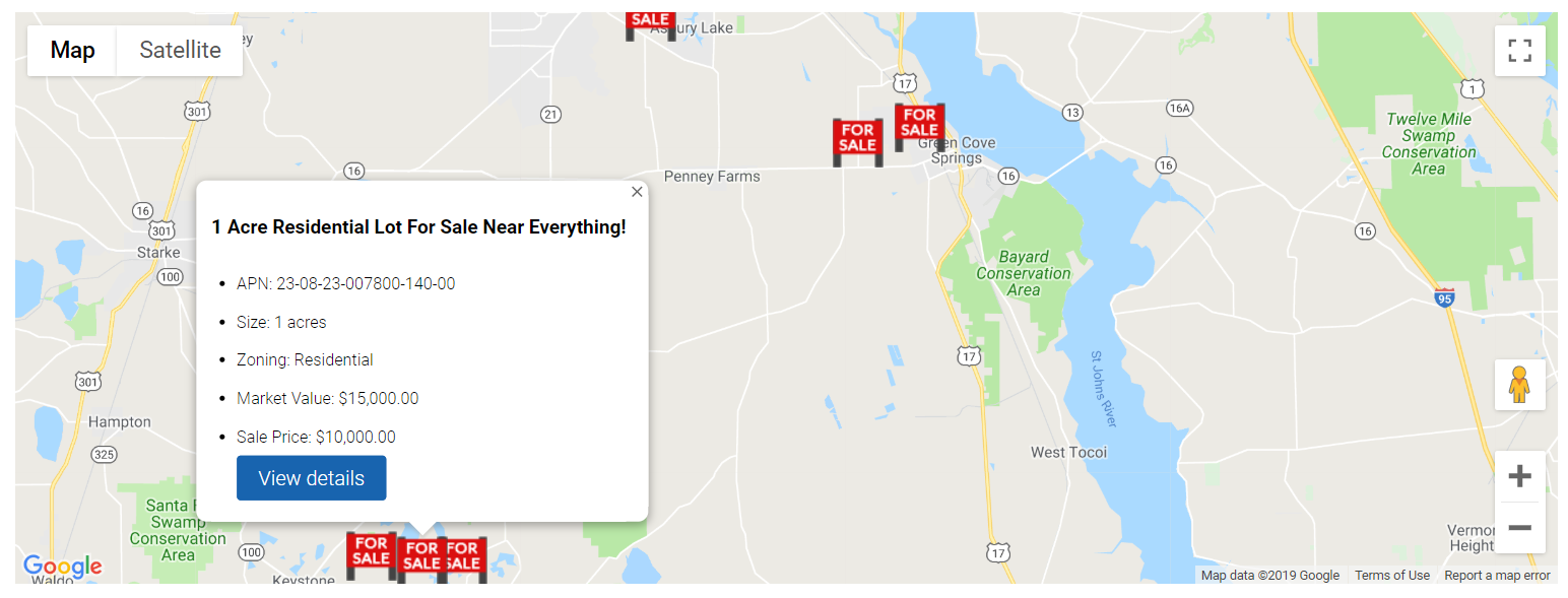 Add An Interactive Property Listing Map To A Custom Selling Site Page